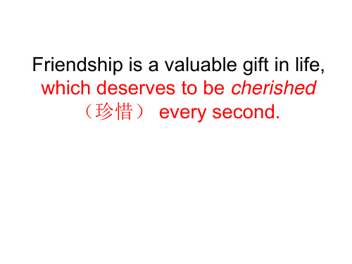 Friendship is a valuable gift in life,