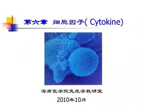 医学免疫学--6 细胞因子