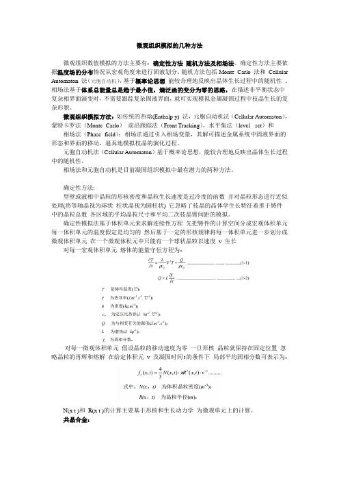 微观组织模拟的几种方法(Monte_Carlo)