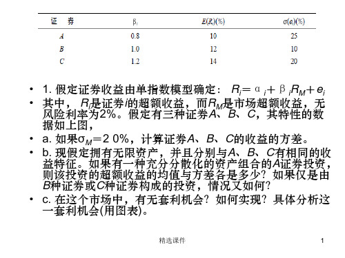 投资学第十章PPT课件