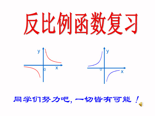 《反比例函数》中考总复习_课件