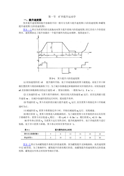 第八章提升系统动力学与运动学