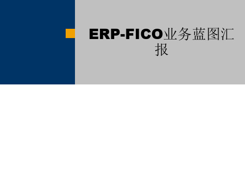 ERP-FICO蓝图汇报