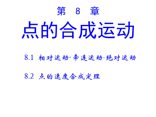 理论力学8—点的合成运动.