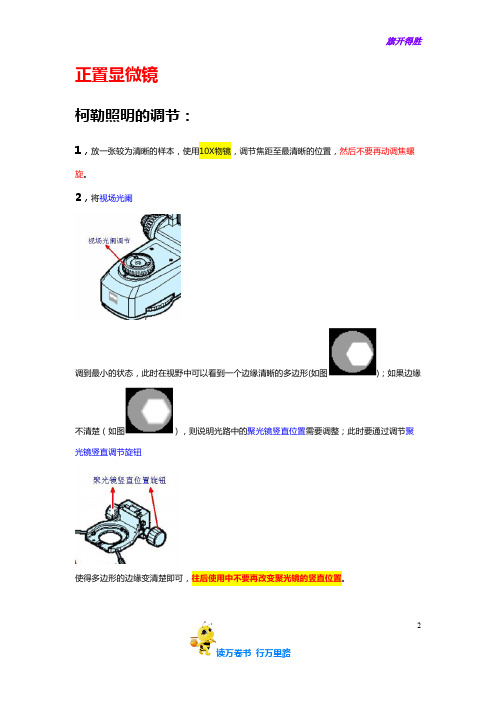 【蔡司ZEISS】正置显微镜柯勒照明的调节_SL20151030