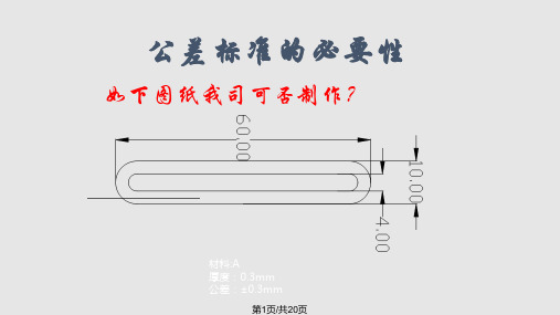 制程能力及公差标准PPT课件