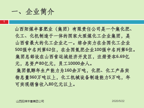 清华炉在山西阳煤丰喜集团的应用