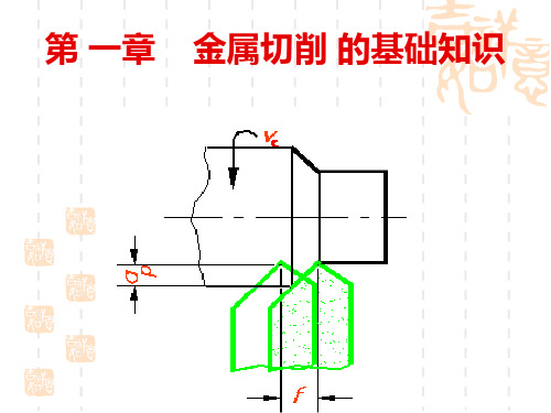 第 一章    金属切削的基础知识