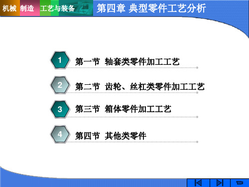 机械制造工艺学课件第4章--典型工艺