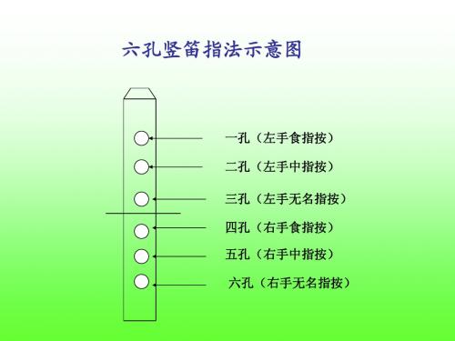 6孔竖笛指法教学与练习