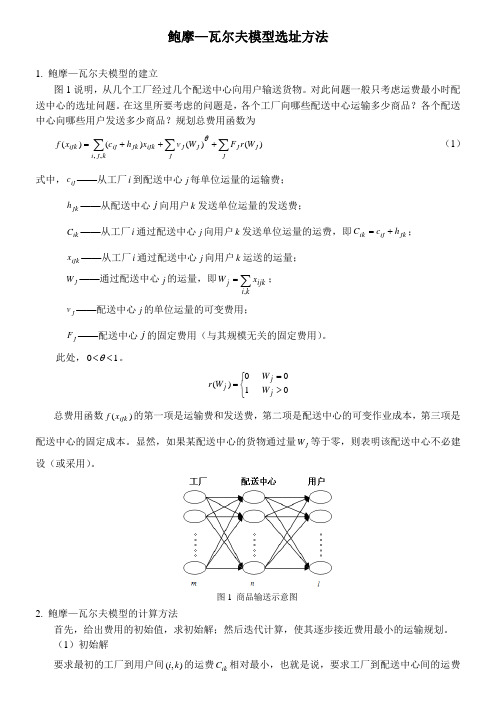 选址及库存相关模型(本科阶段)重点讲义资料