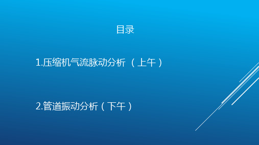 压缩机气体脉动分析和管道振动分析(2)