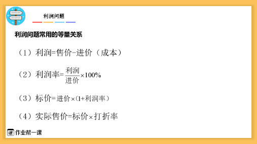 13.二元一次方程组の利润问题