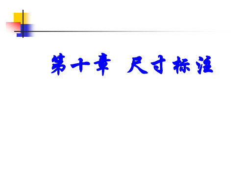 AutoCAD10标注精品PPT课件