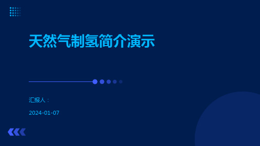 天然气制氢简介演示