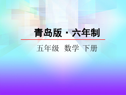 青岛版五年级数学下册《总复习(3)—分数加减法》课件