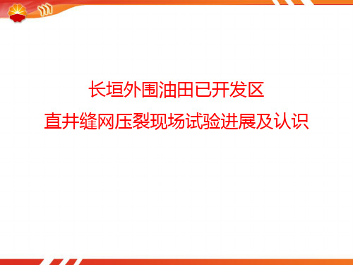 长垣外围油田直井缝网压裂开发效果初步分析