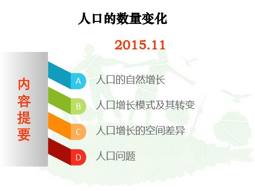 1.1人口的数量变化与人口容量 课件(共43张)