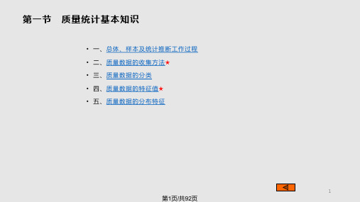 工程质量控制统计分析方法PPT课件