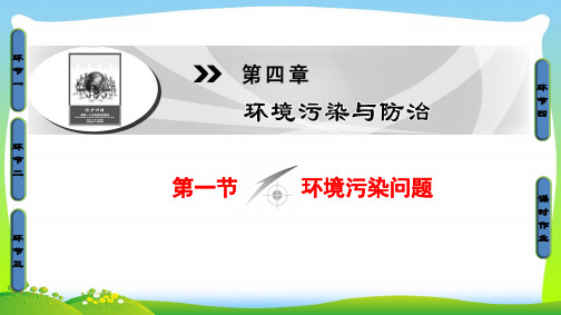 中图版高中地理选修六同步课件：第4章 环境污染与防治 第1节 环境污染问题