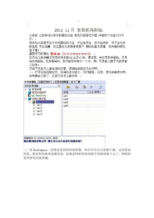 详细讲解抓鸡教程