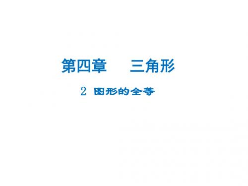 七年级数学下册(北师大版)课件：42 图形的全等