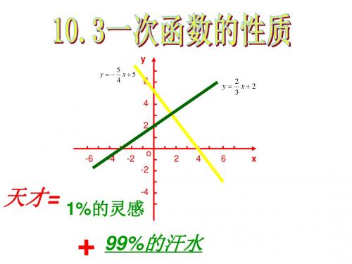 青岛初中数学八下10.3一次函数的性质PPT课件 (2)