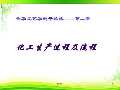 《化学工艺学》化工生产过程及流程  ppt课件