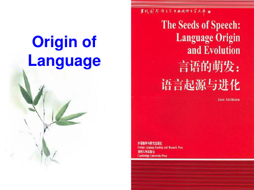 Origin of Language