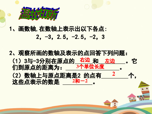 初中数学人教七年级上册第一章有理数相反数(可直接用)PPT