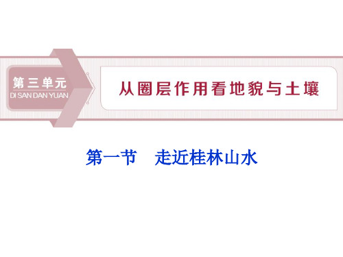 《走近桂林山水》从圈层作用看地貌与土壤PPT下载