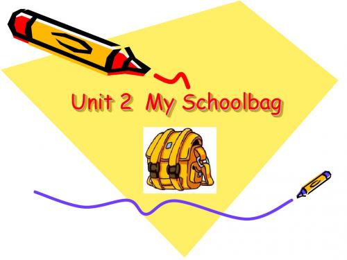 新版unit2 Myschoolbag  Alet's  learn