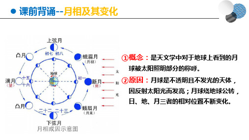 潮汐课件-高中地理人教版(2019)必修一 -