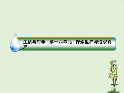 「精品」2020年高考政治人教版总复习配套课件：第十四单元 探索世界与追求真理14-33-精品资料