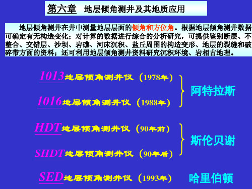 第六章 地层倾角