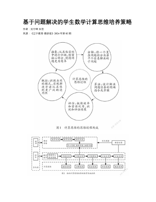 基于问题解决的学生数学计算思维培养策略