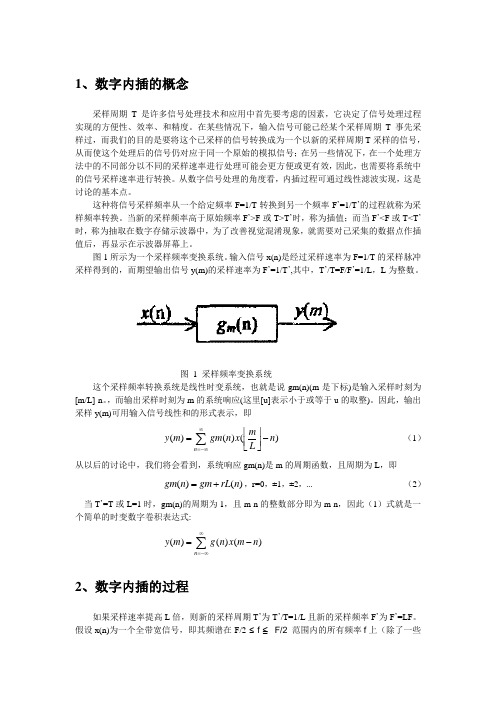 数字信号数字内插