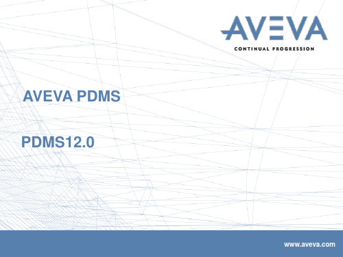 5.PDMS12基本操作,界面