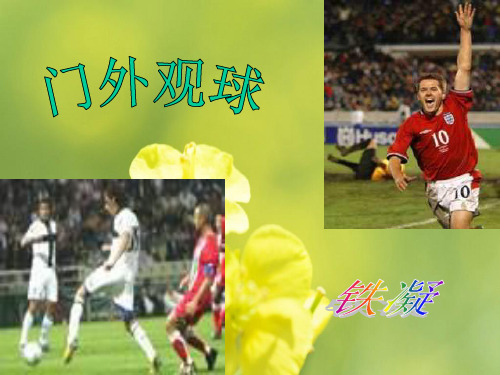 门外观球PPT教学课件
