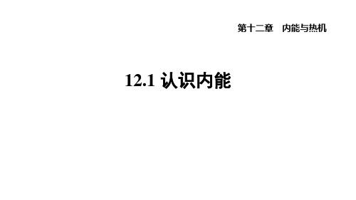 12.1认识内能课件沪粤版物理九年级上册(1)