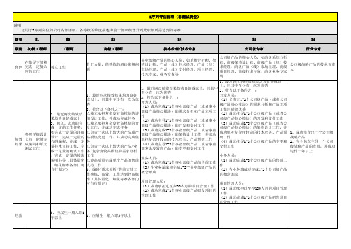 公司职业阶梯评估标准