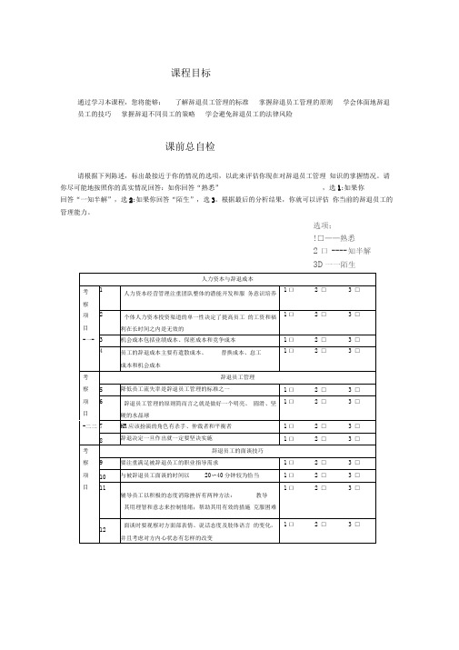 D10-辞退员工管理与辞退面谈技巧