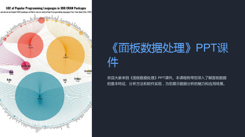 《面板数据处理》课件