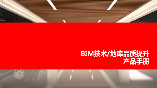 龙湖地产集团 研发设计   BIM品质设计-地库品质提升完全手册