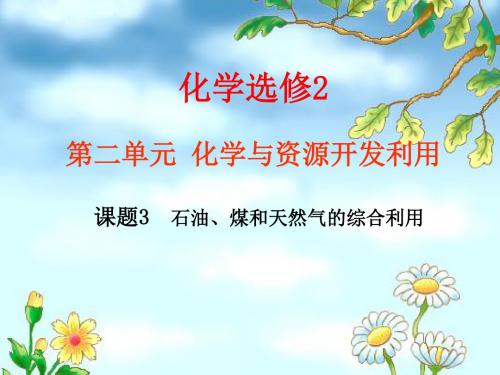 高中化学石油、煤和天然气的综合利用 (4)