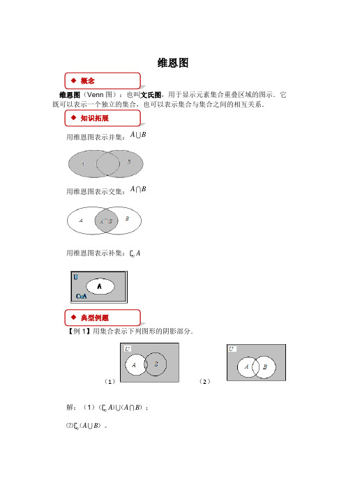 【数学文化】维恩图