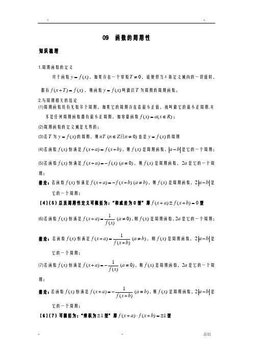 函数的周期性