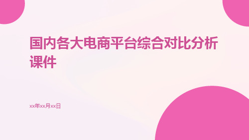 国内各大电商平台综合对比分析课件