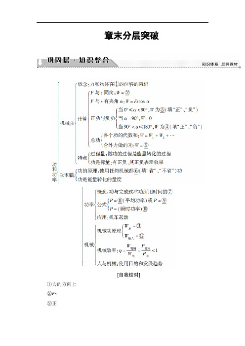 2018版物理新课堂同步必修二文档:第1章 章末分层突破