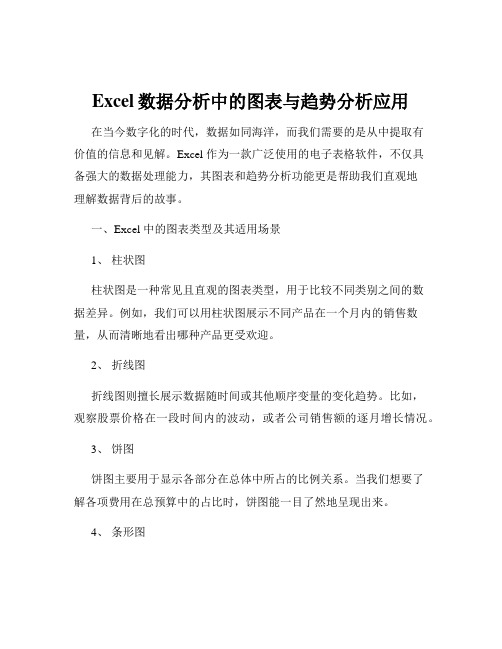 Excel数据分析中的图表与趋势分析应用